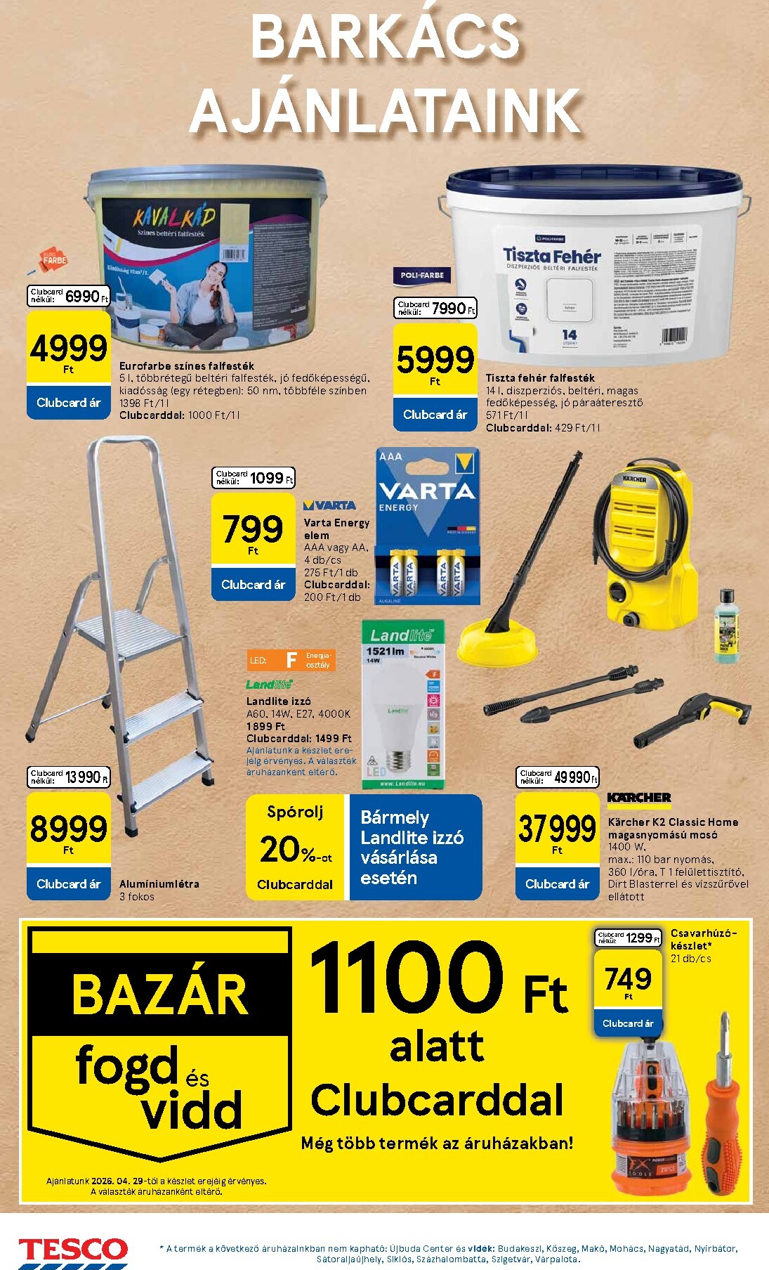 tesco - Tesco hirdetmény a következő hétre szerdától 2026.04.29.-tól szerdától 2026.05.06.-ig - page: 14