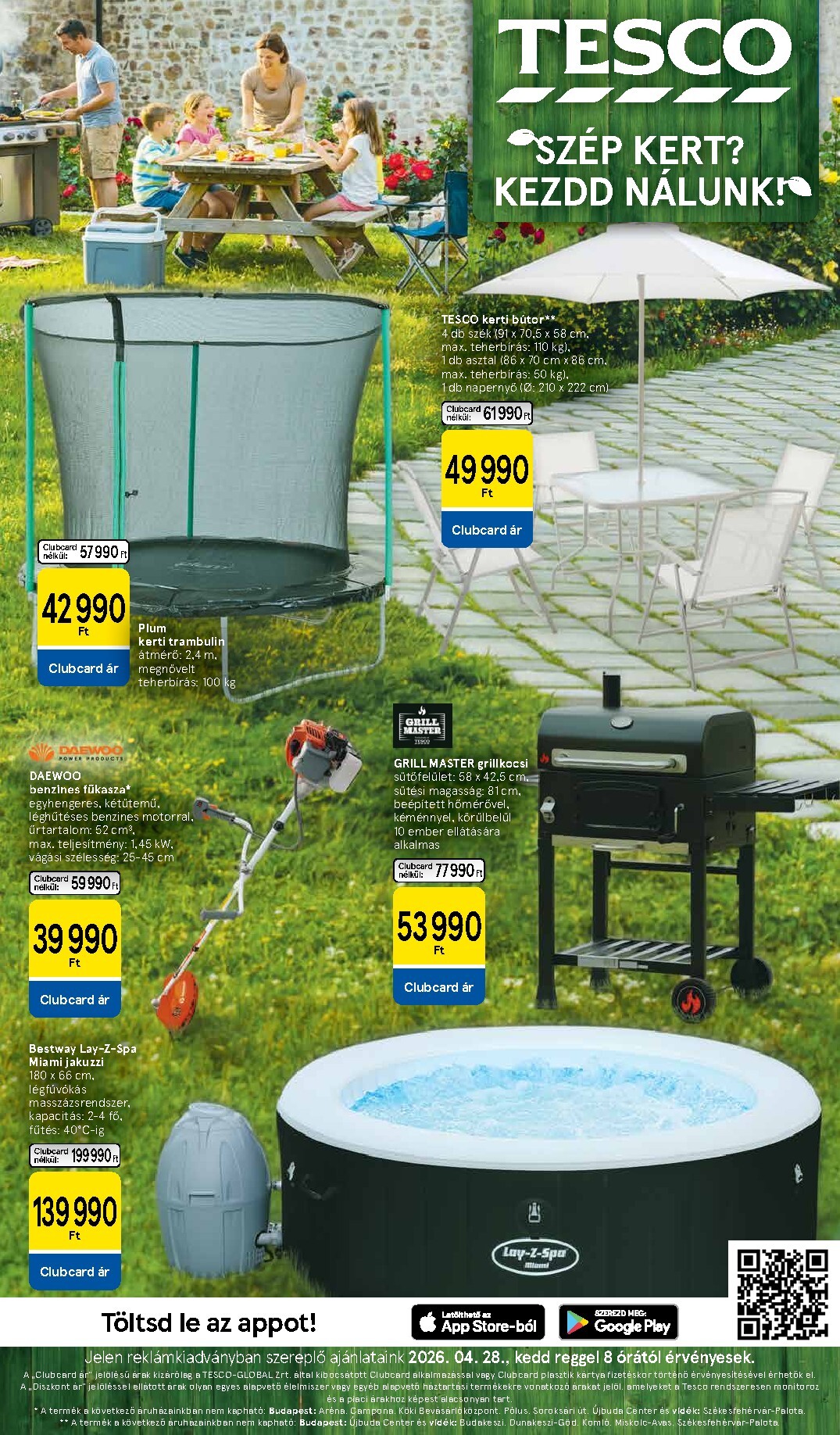 tesco - Tesco - Szép kert hirdetmény a következő hétre keddtől 2026.04.28.-tól keddtől 2026.05.26.-ig - page: 1