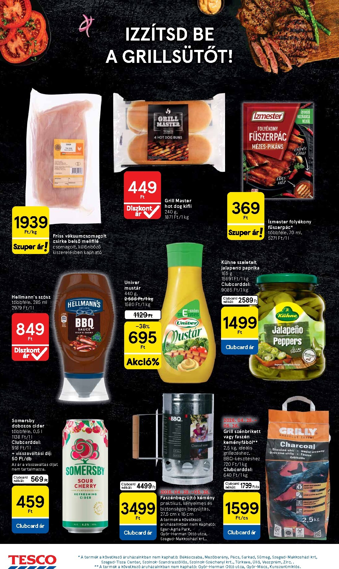 tesco - Tesco szupermarket hirdetmény a következő hétre csütörtöktől 2026.05.21.-tól szerdától 2026.05.27.-ig - page: 4