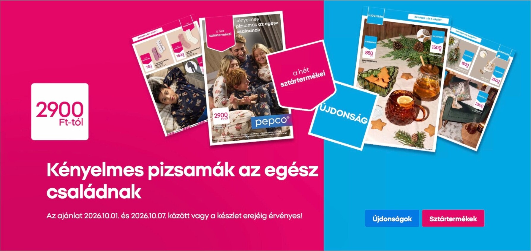 pepco - Aktuális Pepco szórólap érvényes csütörtöktől 2026.10.01.-től szerdától 2026.10.07.-ig - page: 1