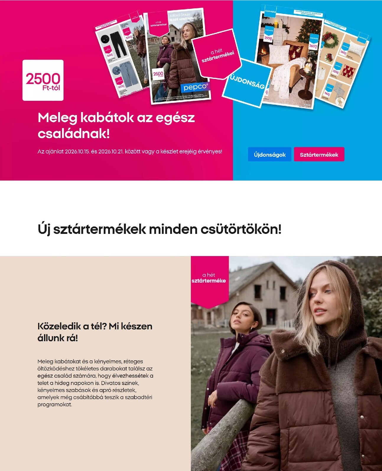 pepco - Aktuális Pepco szórólap érvényes csütörtöktől 2026.10.15.-től szerdától 2026.10.21.-ig - page: 1