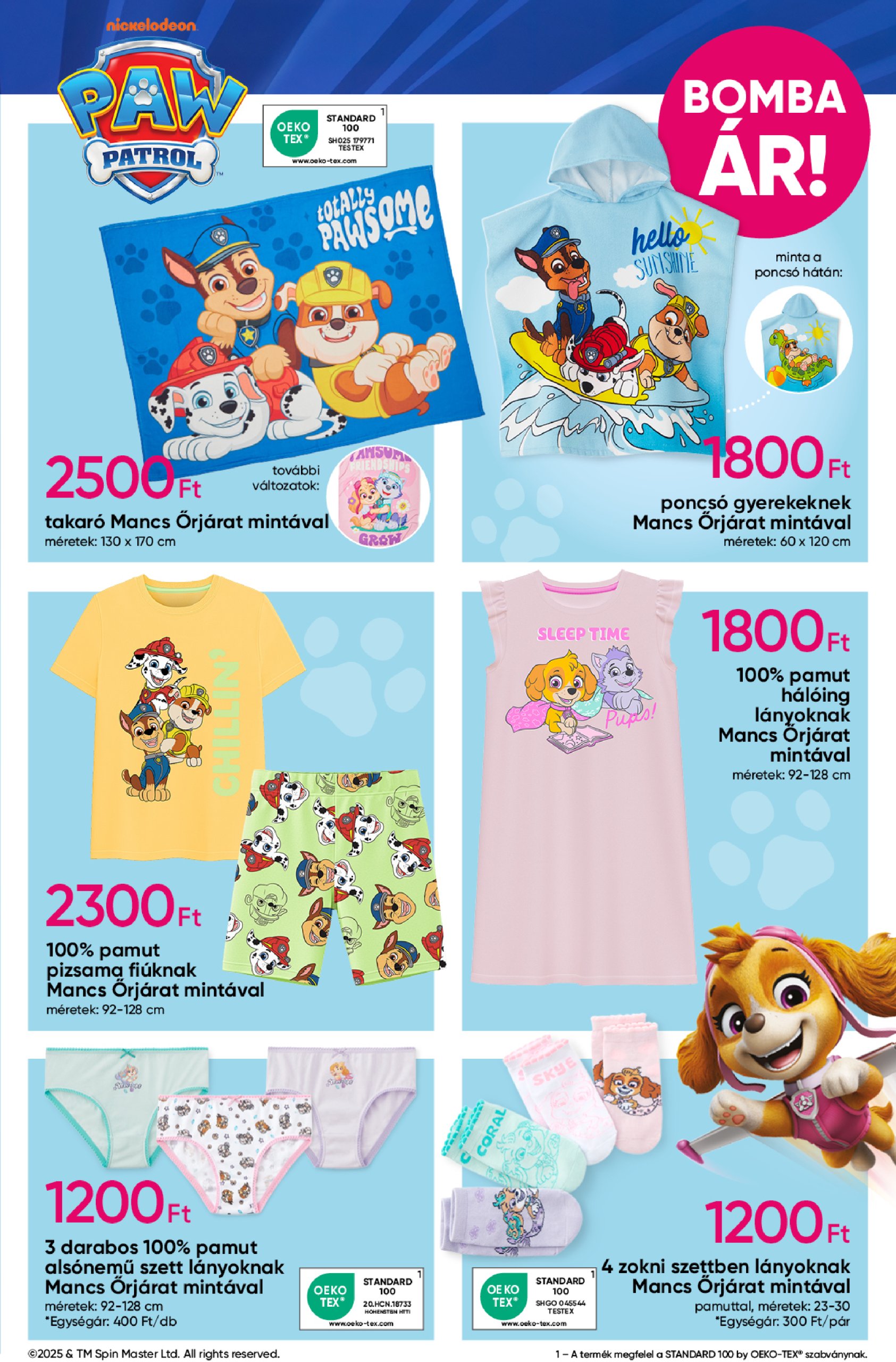 pepco - Pepco - Paw Patrol akciós újság, érvényes 05.22. - 06.04. - page: 6