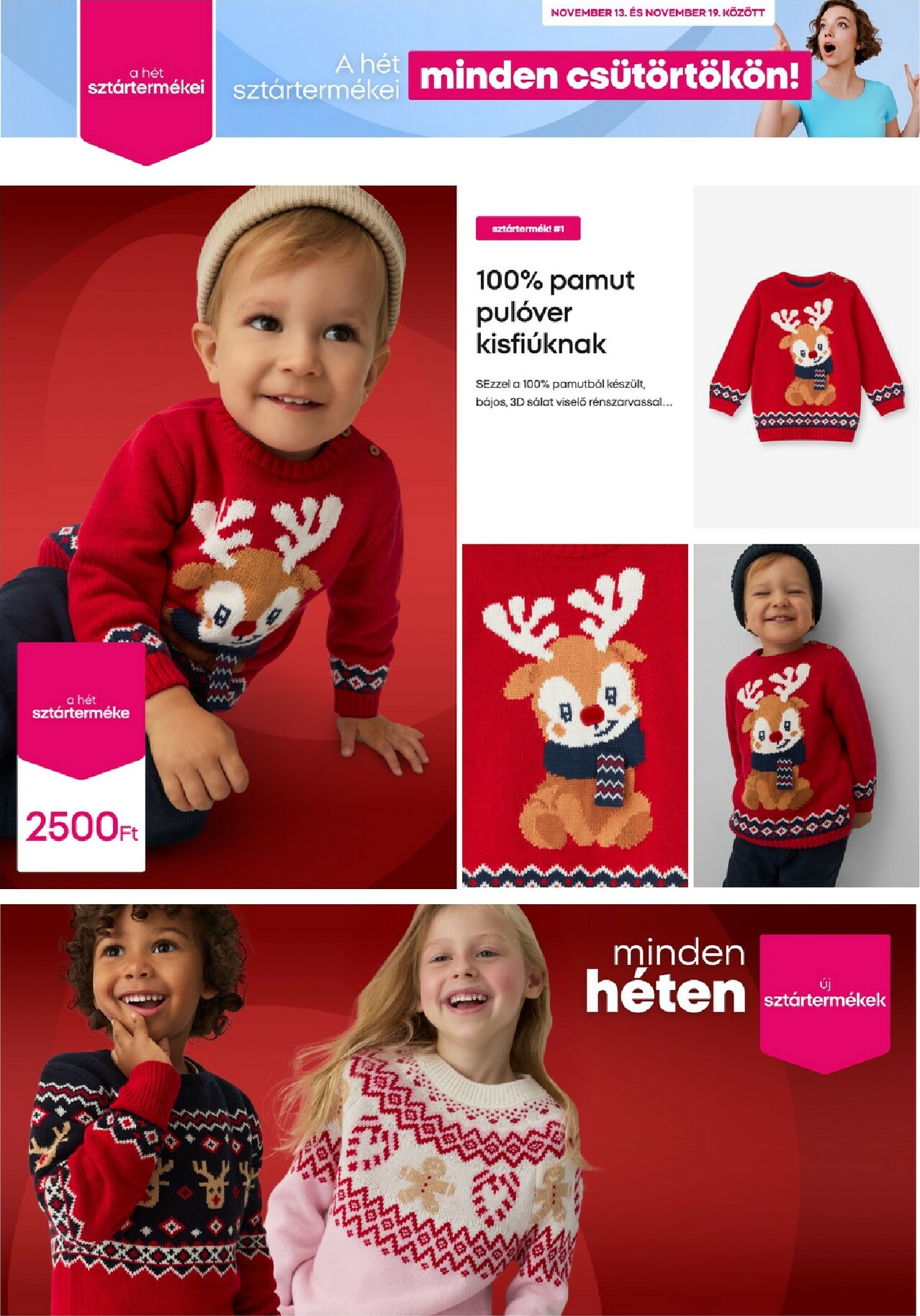 pepco - Pepco - A hét sztártermékei akciós újság, érvényes 11.13. - 11.19. - page: 2