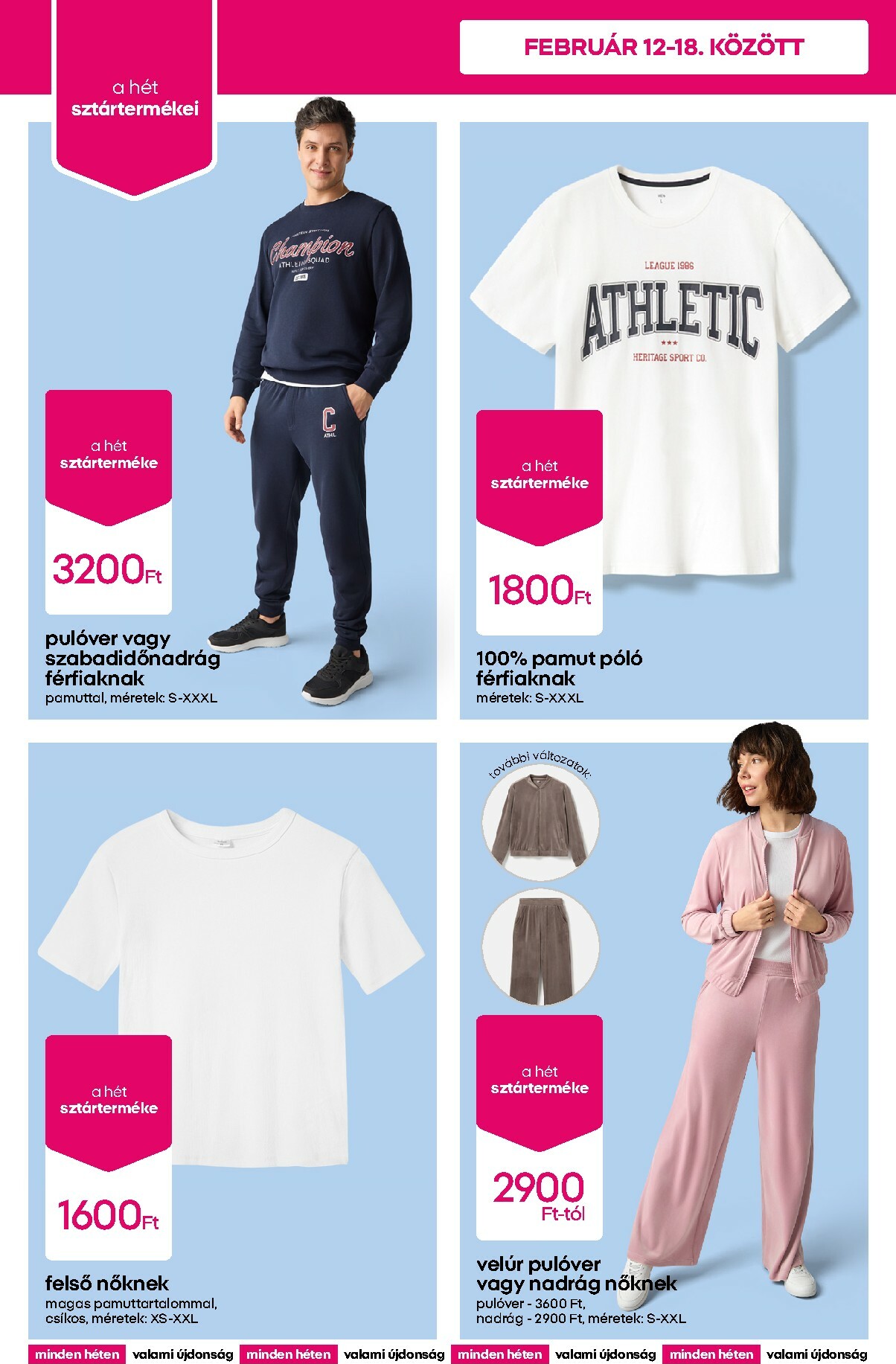 pepco - Pepco - Szabadidőruházat az egész családnak akciós újság, érvényes 2026.02.12. - 2026.02.18. - page: 4