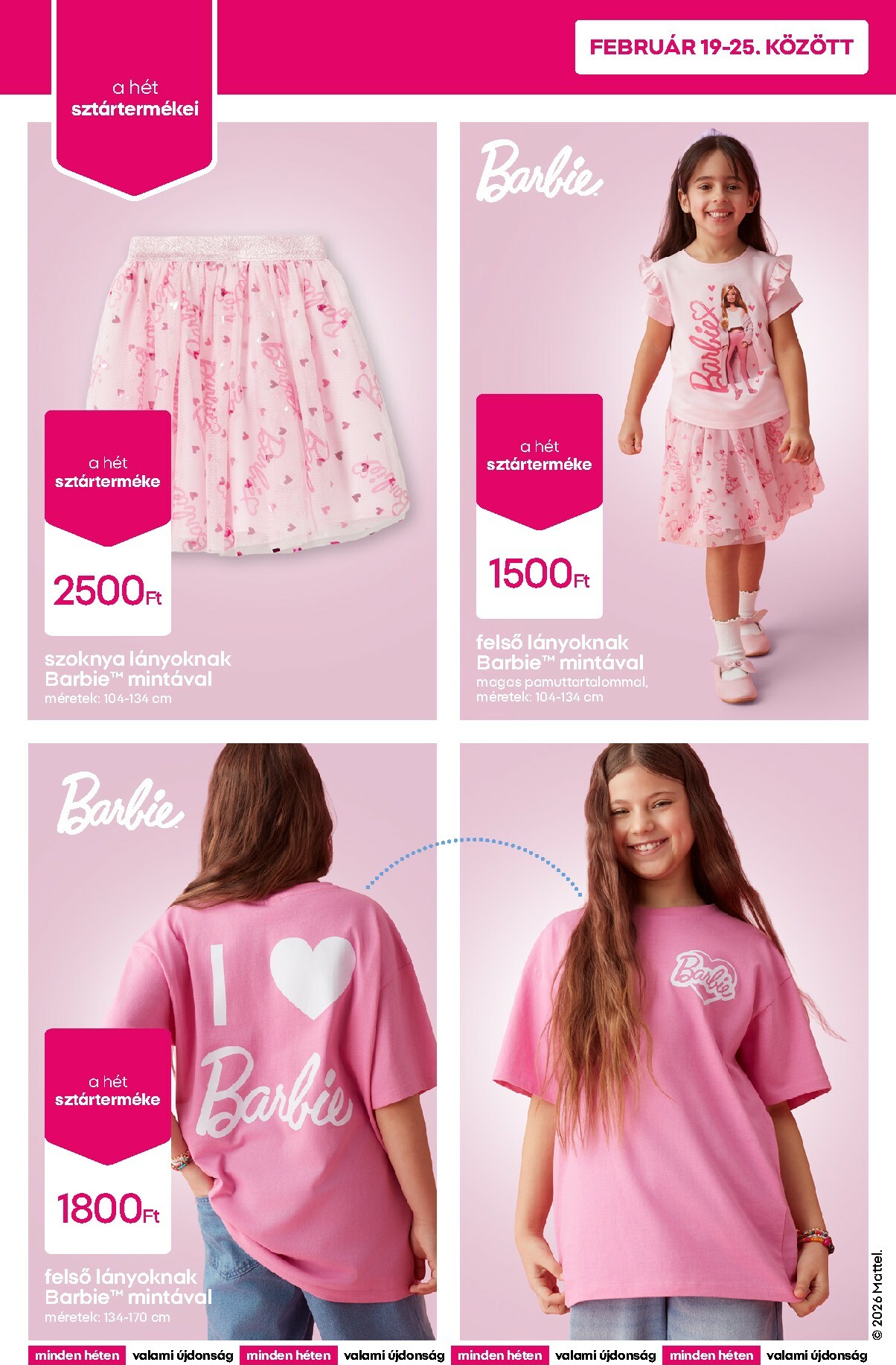 pepco - Pepco - Barbie és Hot Wheels akciós újság, érvényes 2026.02.19. - 2026.02.25. - page: 4