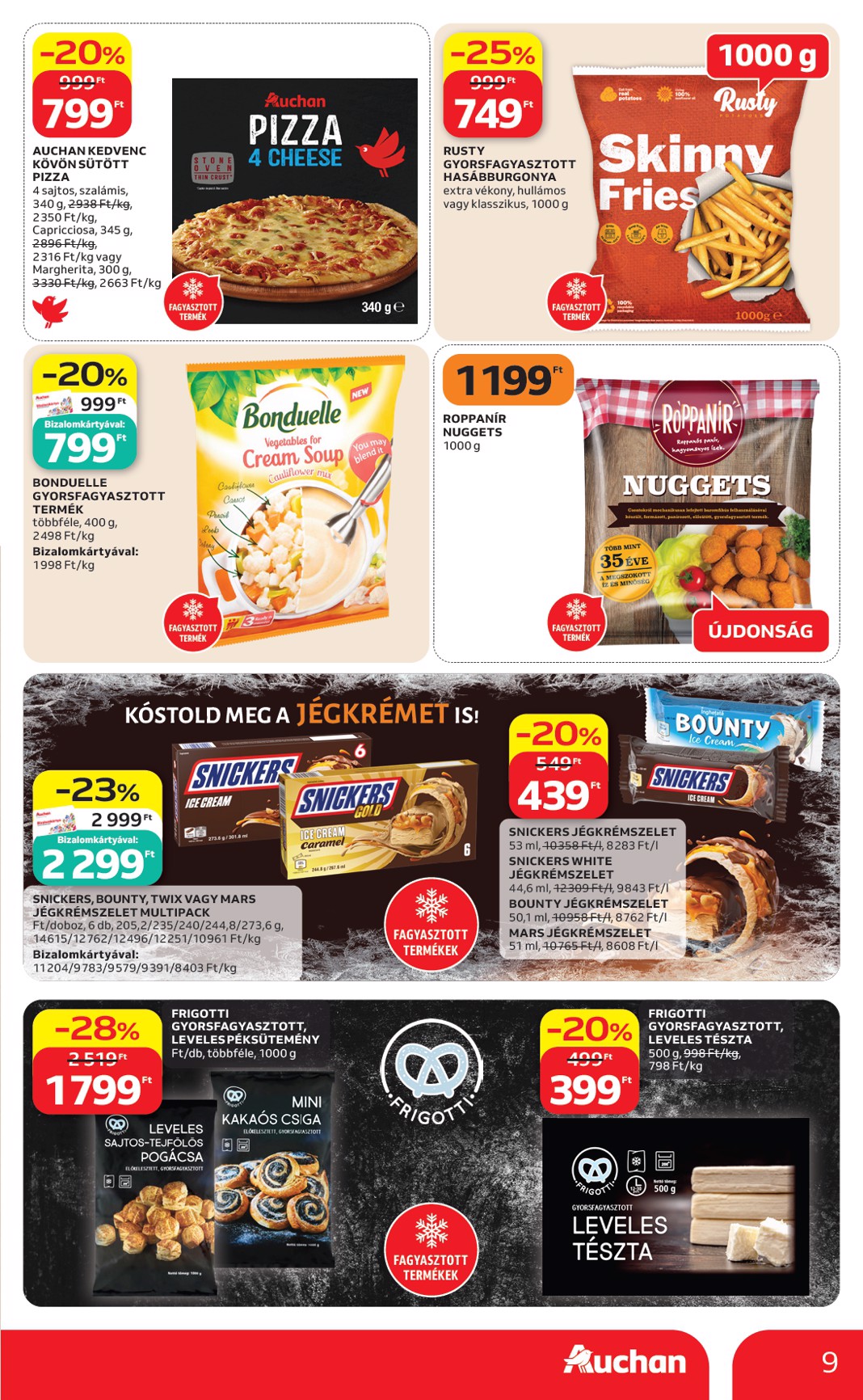 auchan - A jövőbeli Auchan Hipermarket akciós újság csütörtöktől 2026.05.21.-tól szerdától 2026.05.27.-ig érvényes. - page: 9
