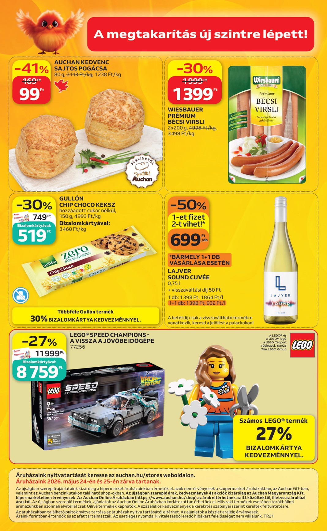 auchan - A jövőbeli Auchan Hipermarket akciós újság csütörtöktől 2026.05.21.-tól szerdától 2026.05.27.-ig érvényes. - page: 52