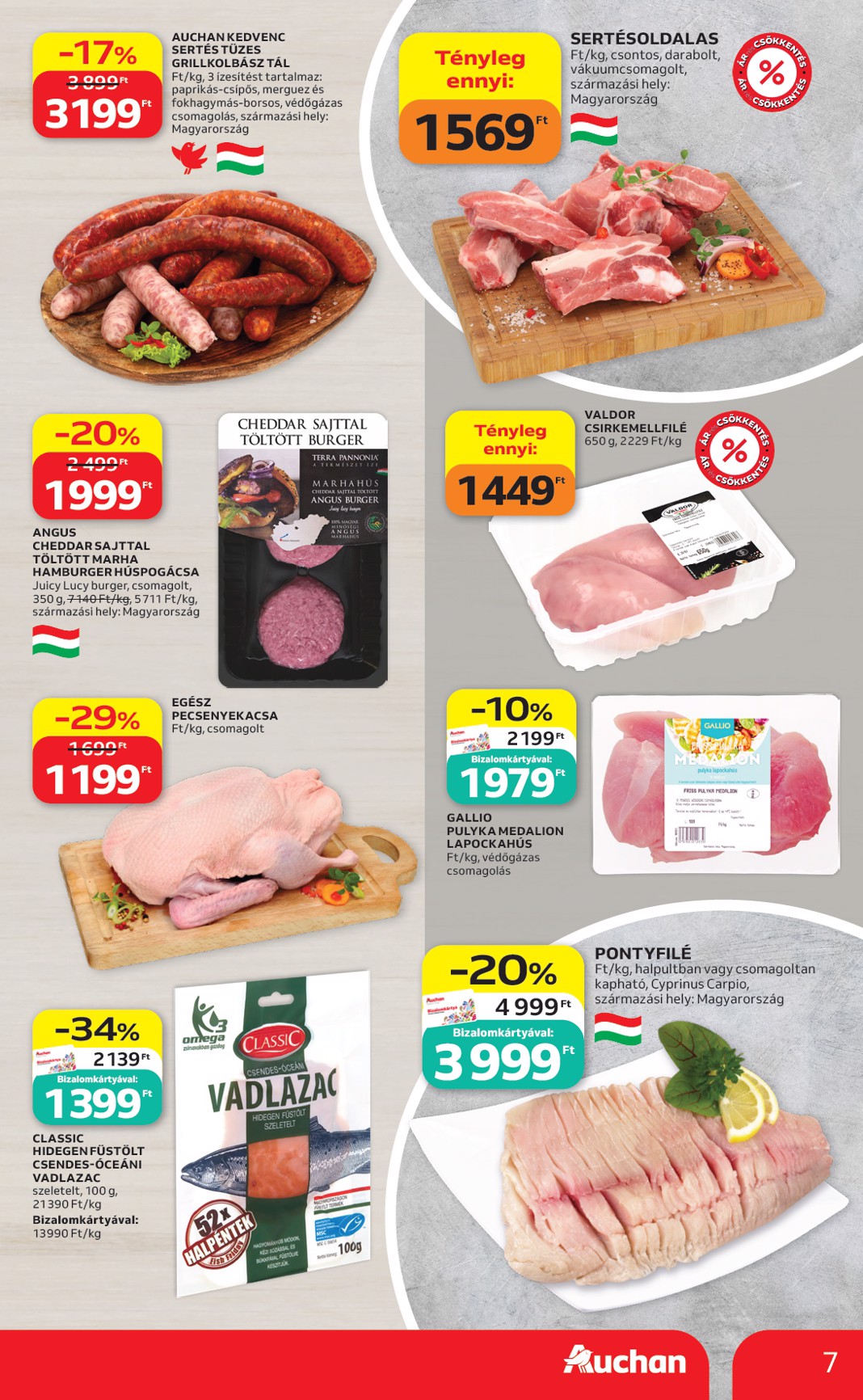 auchan - A jövőbeli Auchan Hipermarket akciós újság csütörtöktől 2026.05.21.-tól szerdától 2026.05.27.-ig érvényes. - page: 7