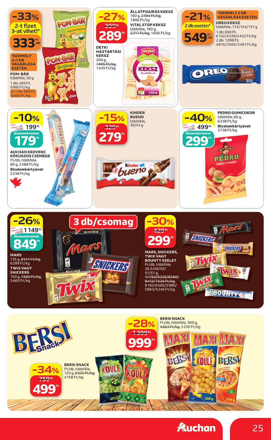 auchan - A jövőbeli Auchan Hipermarket akciós újság csütörtöktől 2026.05.21.-tól szerdától 2026.05.27.-ig érvényes. - page: 25