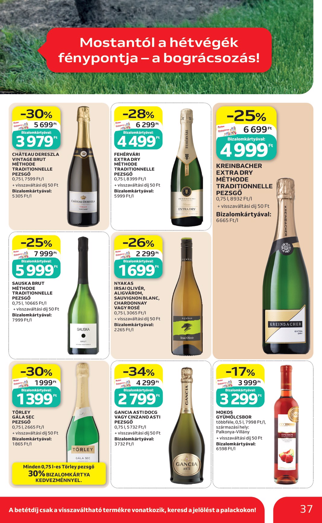 auchan - A jövőbeli Auchan Hipermarket akciós újság csütörtöktől 2026.05.21.-tól szerdától 2026.05.27.-ig érvényes. - page: 37