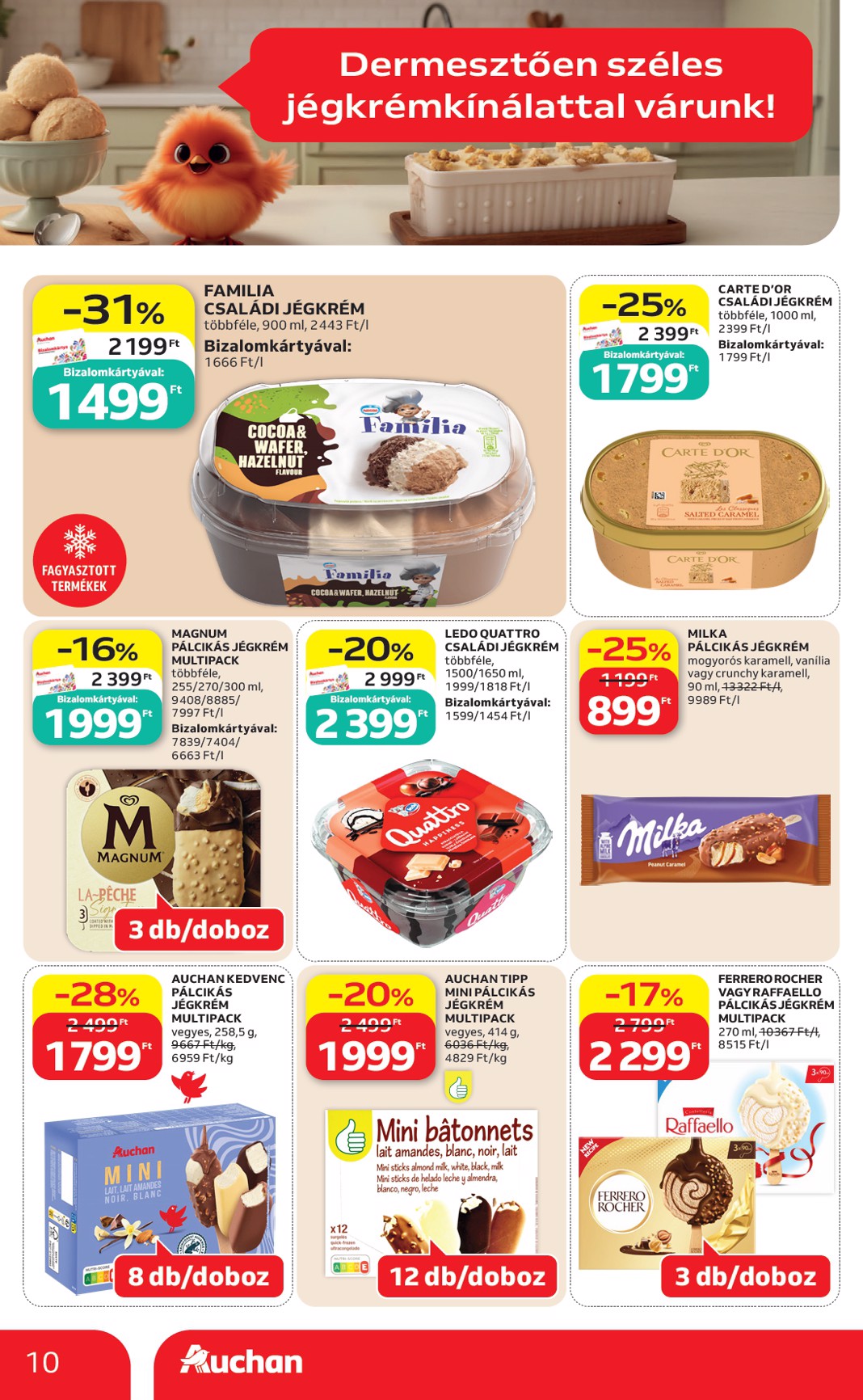 auchan - A jövőbeli Auchan Hipermarket akciós újság csütörtöktől 2026.05.21.-tól szerdától 2026.05.27.-ig érvényes. - page: 10