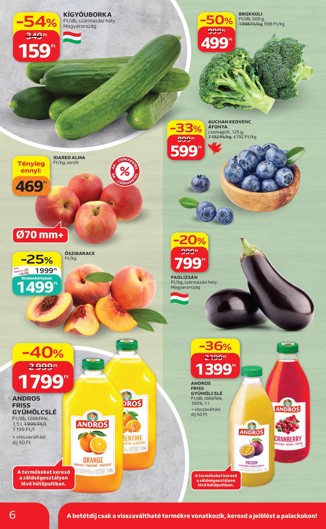 auchan - A jövőbeli Auchan Hipermarket akciós újság csütörtöktől 2026.05.21.-tól szerdától 2026.05.27.-ig érvényes. - page: 6