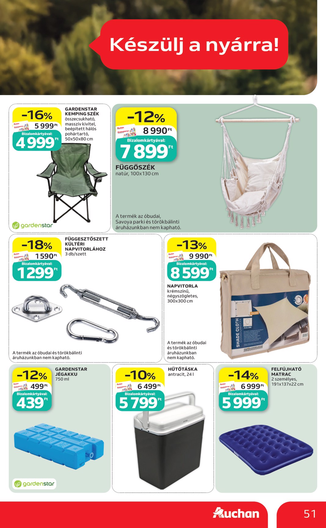 auchan - A jövőbeli Auchan Hipermarket akciós újság csütörtöktől 2026.05.21.-tól szerdától 2026.05.27.-ig érvényes. - page: 51