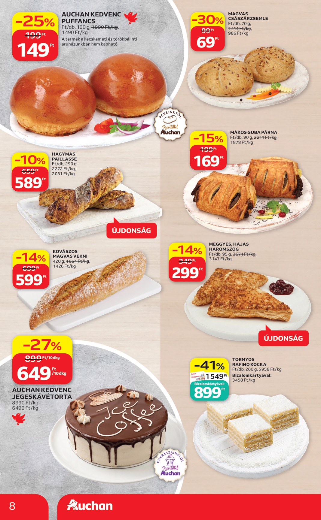 auchan - A jövőbeli Auchan Hipermarket akciós újság csütörtöktől 2026.05.21.-tól szerdától 2026.05.27.-ig érvényes. - page: 8