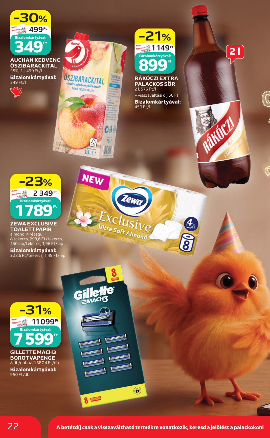 auchan - A jövőbeli Auchan Hipermarket akciós újság csütörtöktől 2026.05.21.-tól szerdától 2026.05.27.-ig érvényes. - page: 22