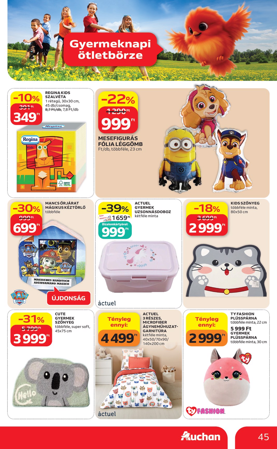 auchan - A jövőbeli Auchan Hipermarket akciós újság csütörtöktől 2026.05.21.-tól szerdától 2026.05.27.-ig érvényes. - page: 45