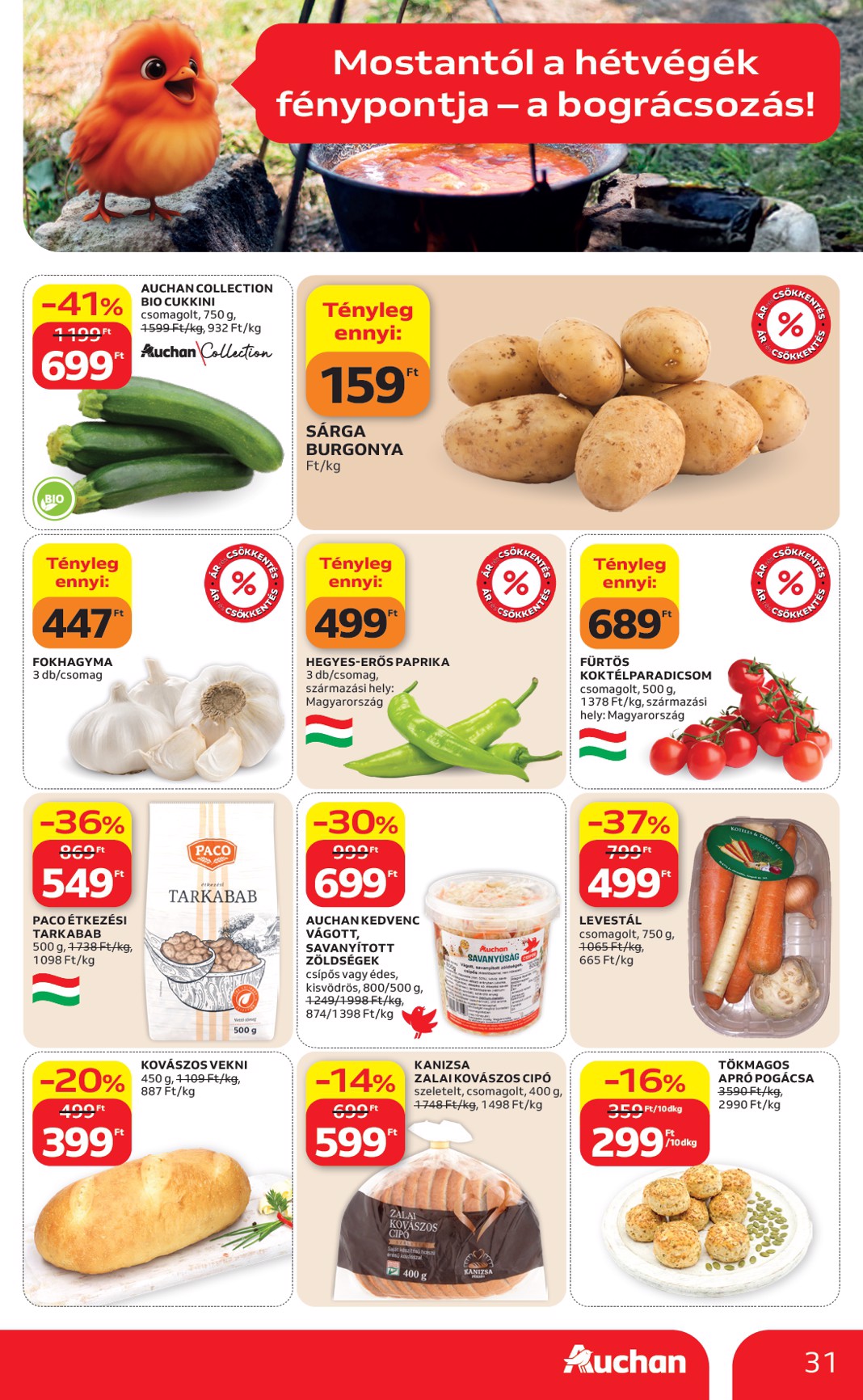 auchan - A jövőbeli Auchan Hipermarket akciós újság csütörtöktől 2026.05.21.-tól szerdától 2026.05.27.-ig érvényes. - page: 31