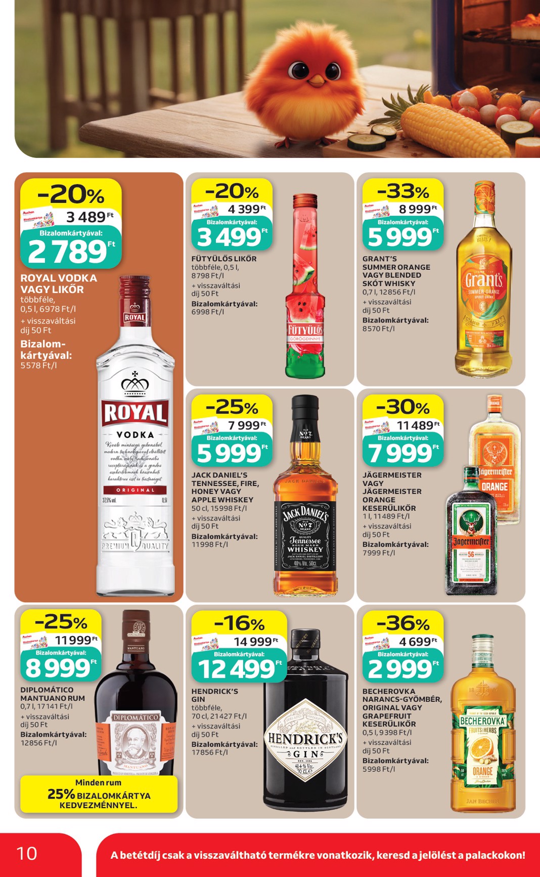 auchan - A jövőbeli Auchan - Grill Ajánlataink akciós újság csütörtöktől 2026.05.21.-tól szerdától 2026.06.03.-ig érvényes. - page: 10
