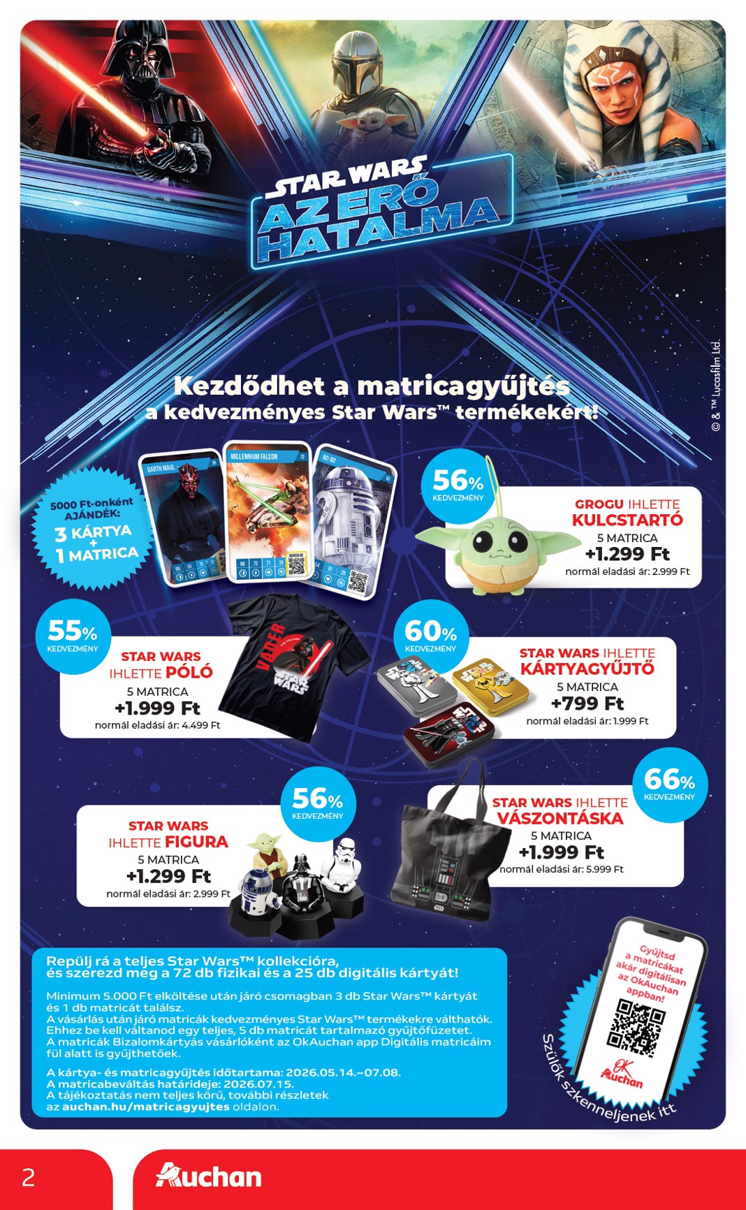 auchan - A jövőbeli Auchan szupermarket akciós újság csütörtöktől 2026.05.21.-tól szerdától 2026.05.27.-ig érvényes. - page: 2
