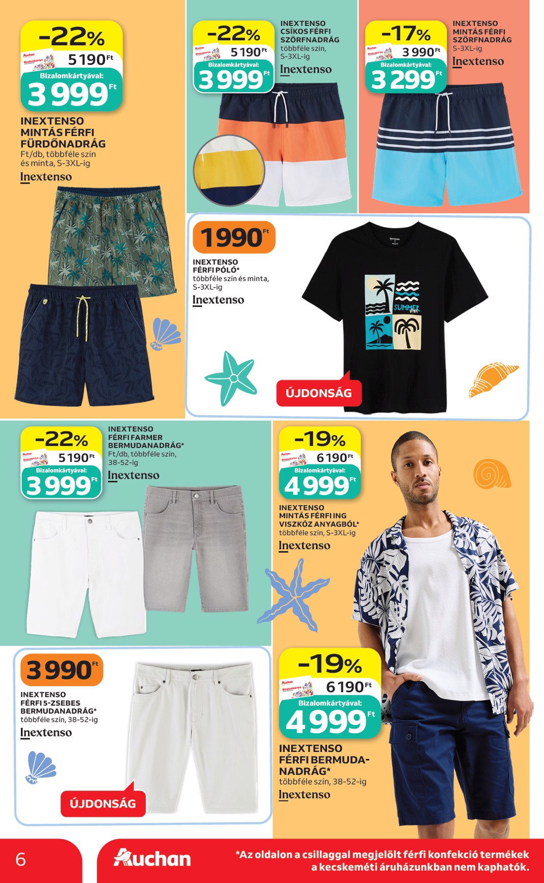 auchan - A jövőbeli Auchan Hipermarket - Strand katalógus akciós újság csütörtöktől 2026.05.28.-tól szerdától 2026.06.10.-ig érvényes. - page: 6