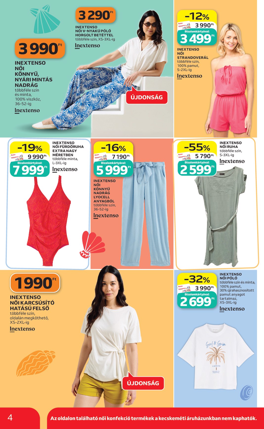 auchan - A jövőbeli Auchan Hipermarket - Strand katalógus akciós újság csütörtöktől 2026.05.28.-tól szerdától 2026.06.10.-ig érvényes. - page: 4