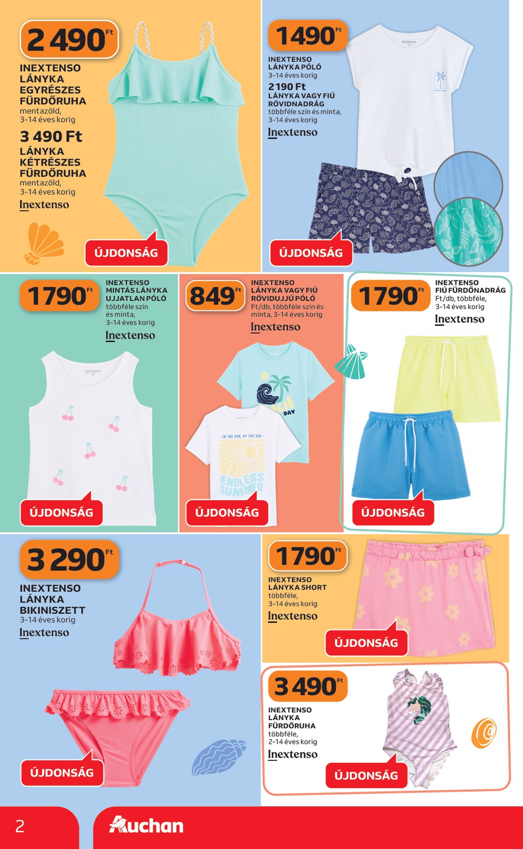 auchan - A jövőbeli Auchan Hipermarket - Strand katalógus akciós újság csütörtöktől 2026.05.28.-tól szerdától 2026.06.10.-ig érvényes. - page: 2