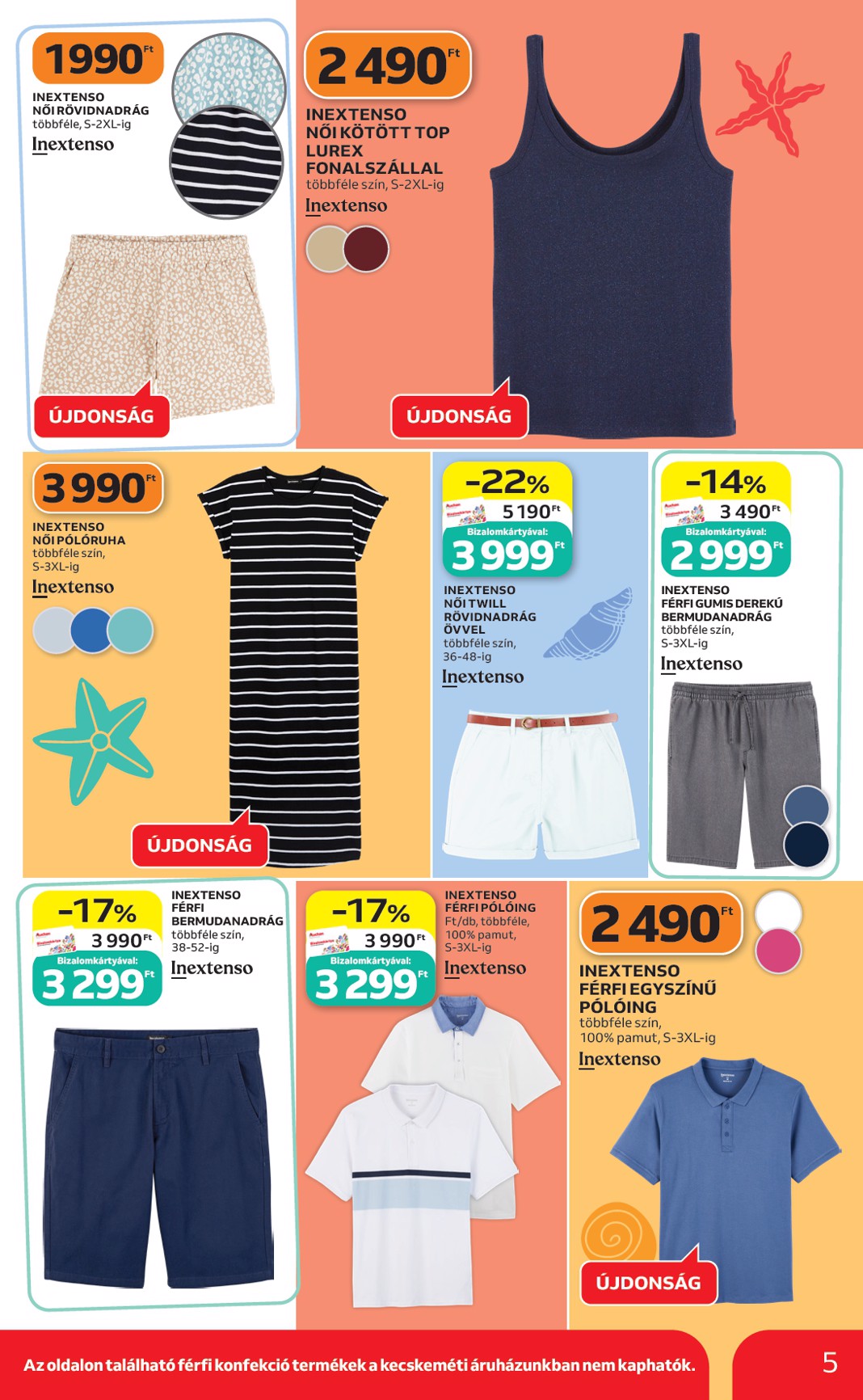 auchan - A jövőbeli Auchan Hipermarket - Strand katalógus akciós újság csütörtöktől 2026.05.28.-tól szerdától 2026.06.10.-ig érvényes. - page: 5