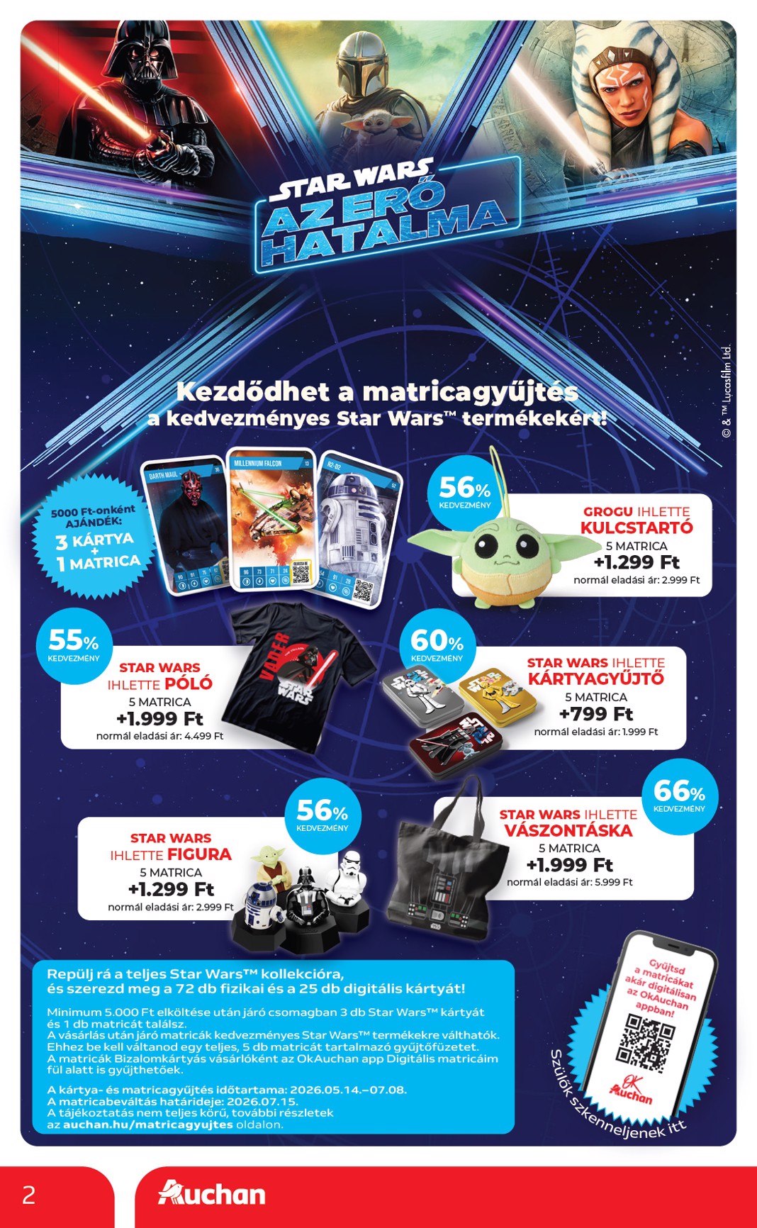 auchan - A jövőbeli Auchan szupermarket akciós újság csütörtöktől 2026.05.28.-tól szerdától 2026.06.03.-ig érvényes. - page: 2