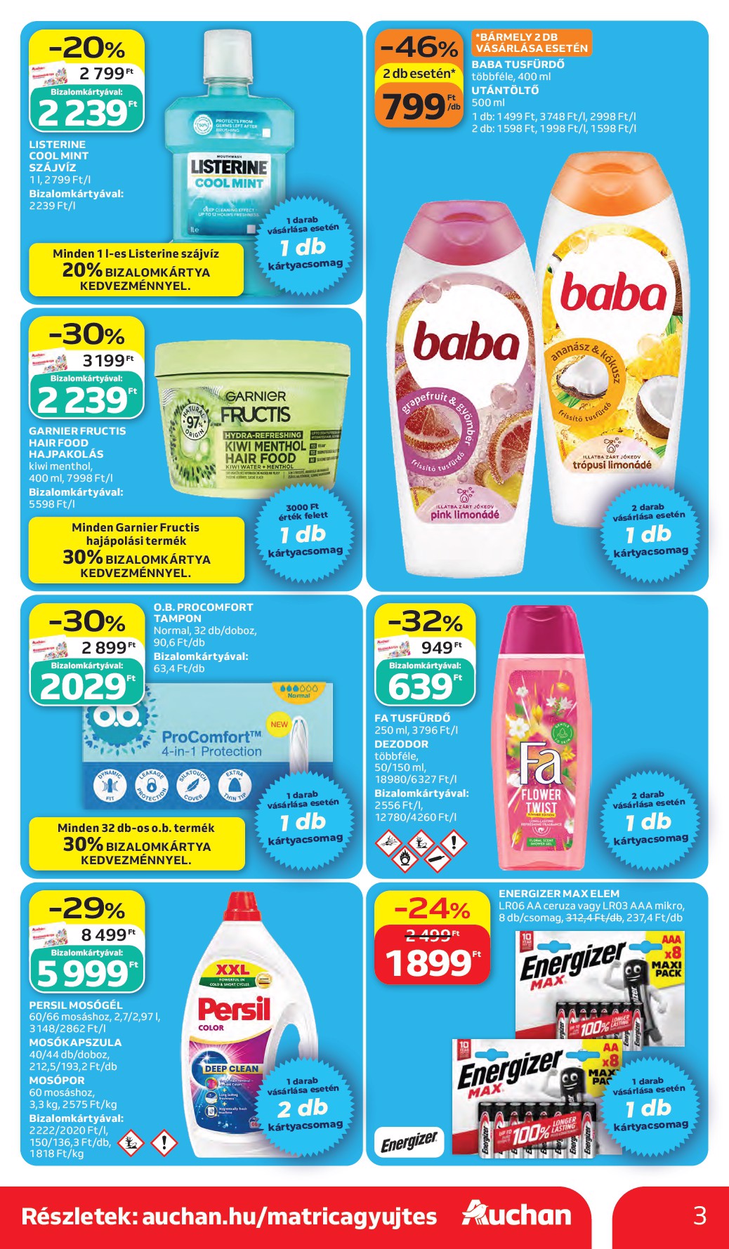 auchan - A jövőbeli Auchan hipermarket akciós újság csütörtöktől 2026.05.28.-tól szerdától 2026.06.03.-ig érvényes. - page: 3