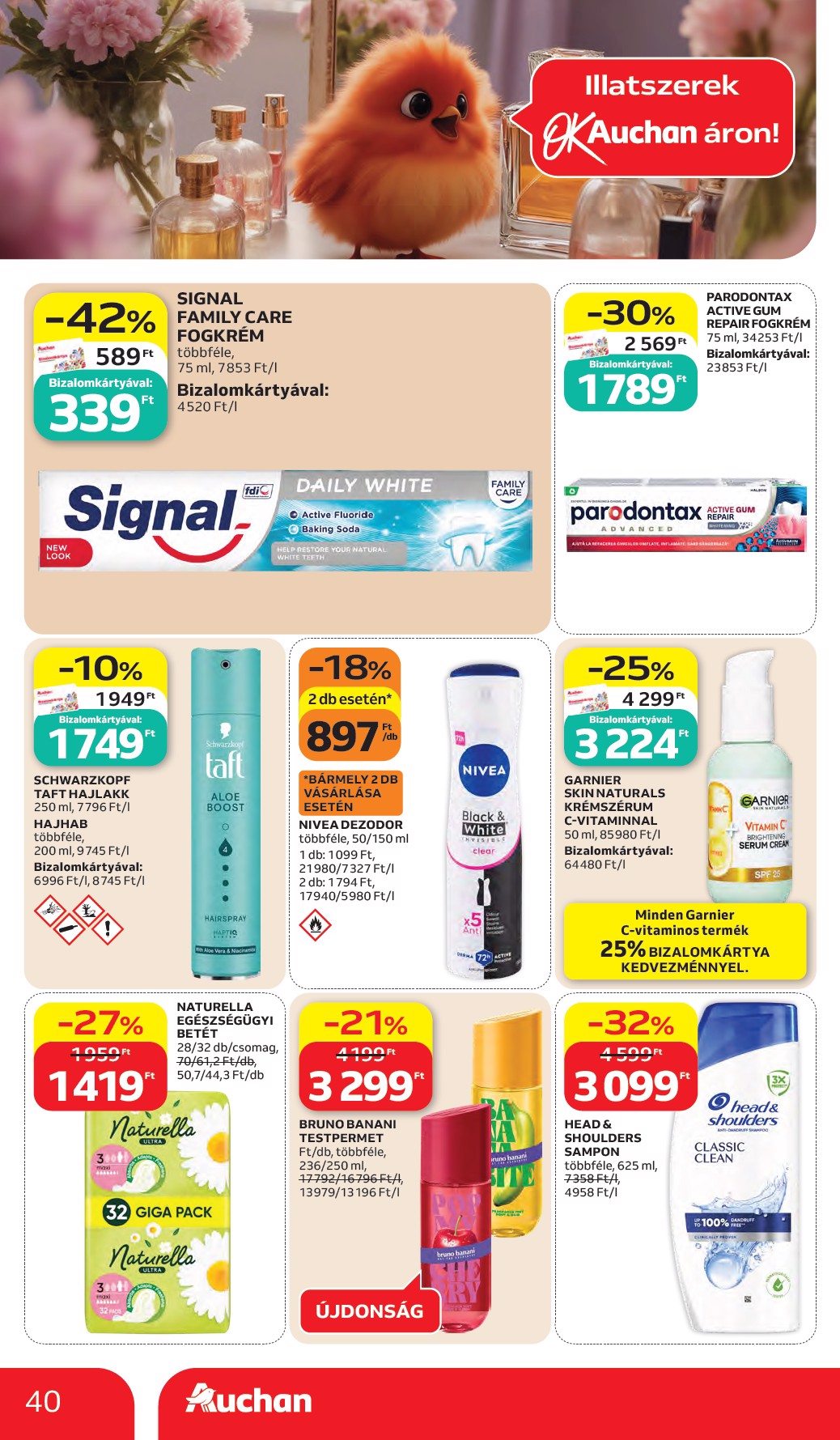 auchan - A jövőbeli Auchan hipermarket akciós újság csütörtöktől 2026.05.28.-tól szerdától 2026.06.03.-ig érvényes. - page: 40