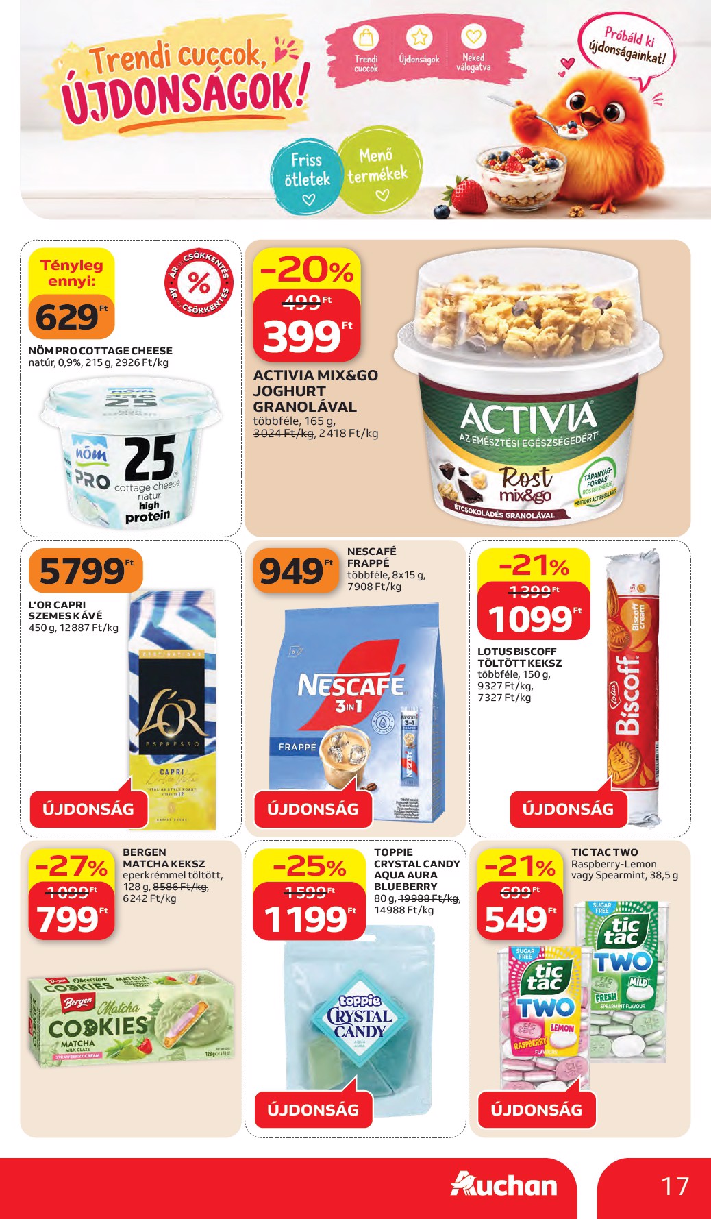 auchan - A jövőbeli Auchan hipermarket akciós újság csütörtöktől 2026.05.28.-tól szerdától 2026.06.03.-ig érvényes. - page: 17