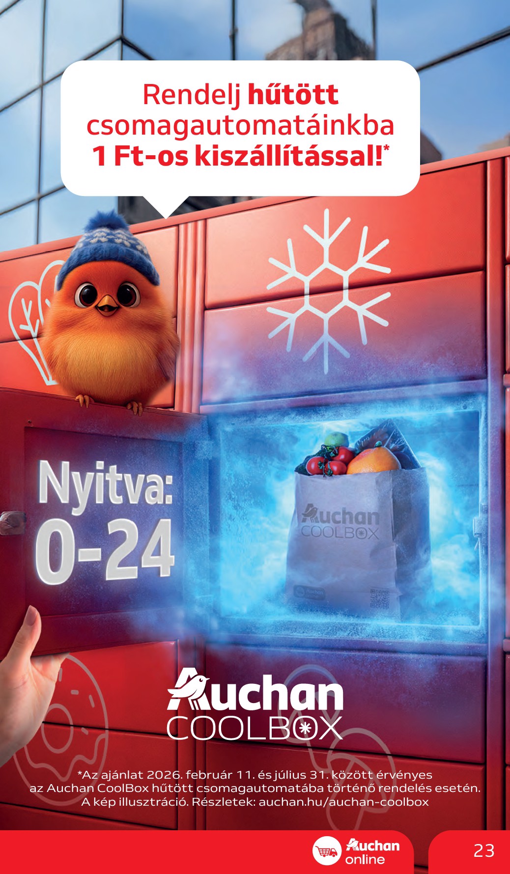 auchan - A jövőbeli Auchan hipermarket akciós újság csütörtöktől 2026.05.28.-tól szerdától 2026.06.03.-ig érvényes. - page: 23