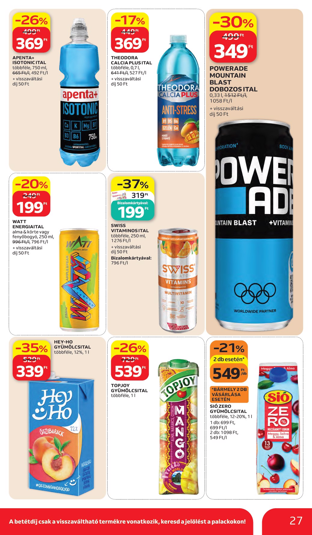 auchan - A jövőbeli Auchan hipermarket akciós újság csütörtöktől 2026.05.28.-tól szerdától 2026.06.03.-ig érvényes. - page: 27
