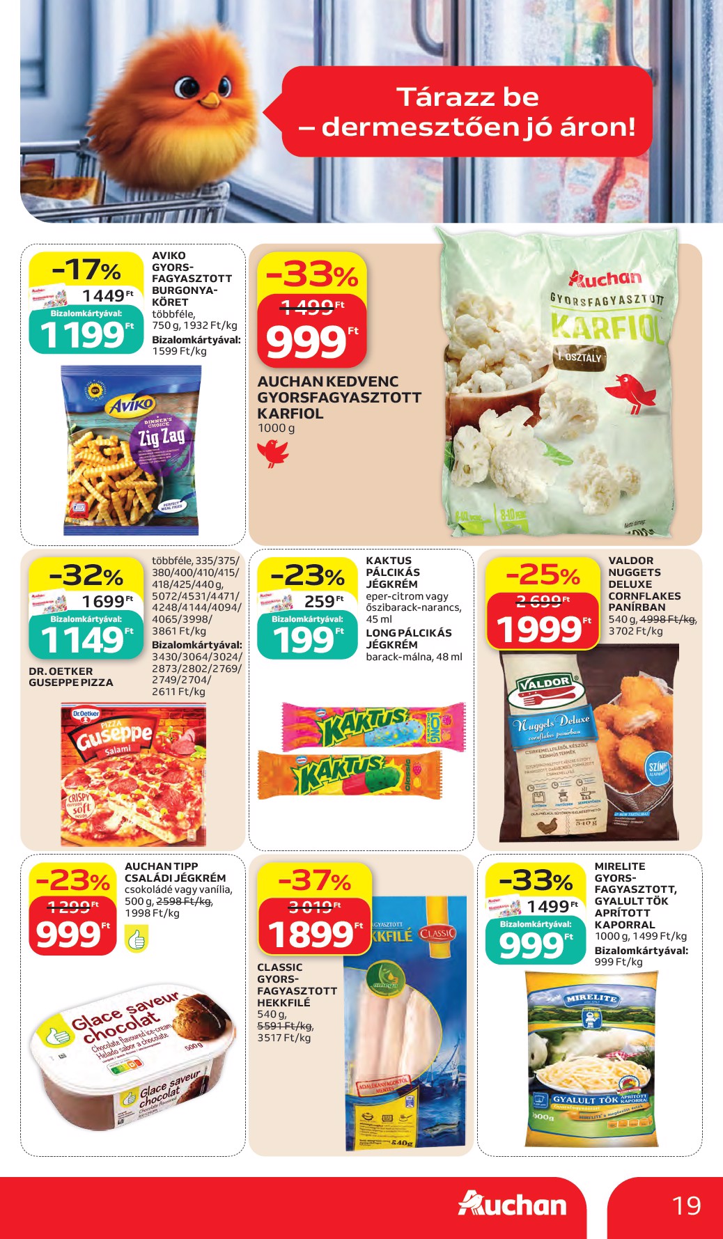 auchan - A jövőbeli Auchan hipermarket akciós újság csütörtöktől 2026.05.28.-tól szerdától 2026.06.03.-ig érvényes. - page: 19
