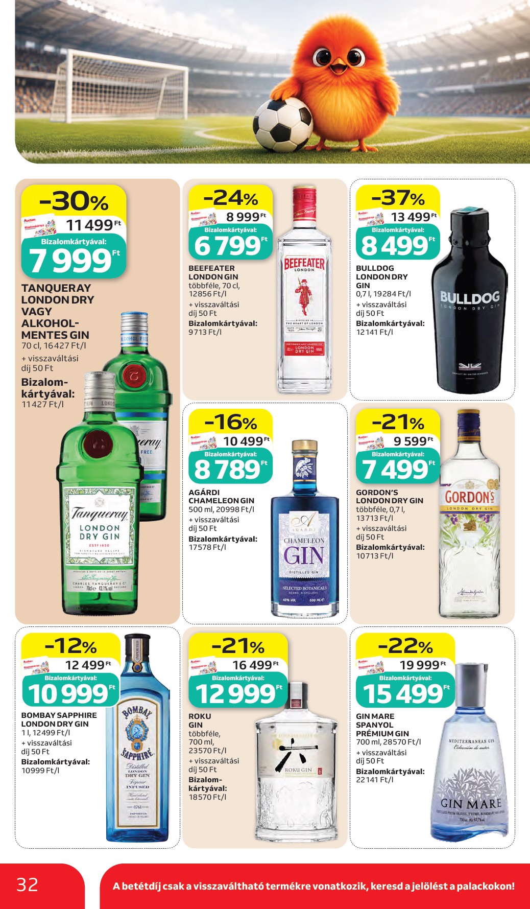 auchan - A jövőbeli Auchan hipermarket akciós újság csütörtöktől 2026.05.28.-tól szerdától 2026.06.03.-ig érvényes. - page: 32