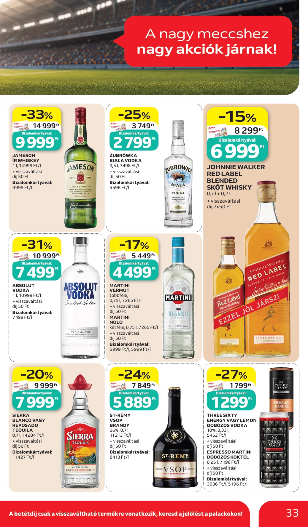 auchan - A jövőbeli Auchan hipermarket akciós újság csütörtöktől 2026.05.28.-tól szerdától 2026.06.03.-ig érvényes. - page: 33