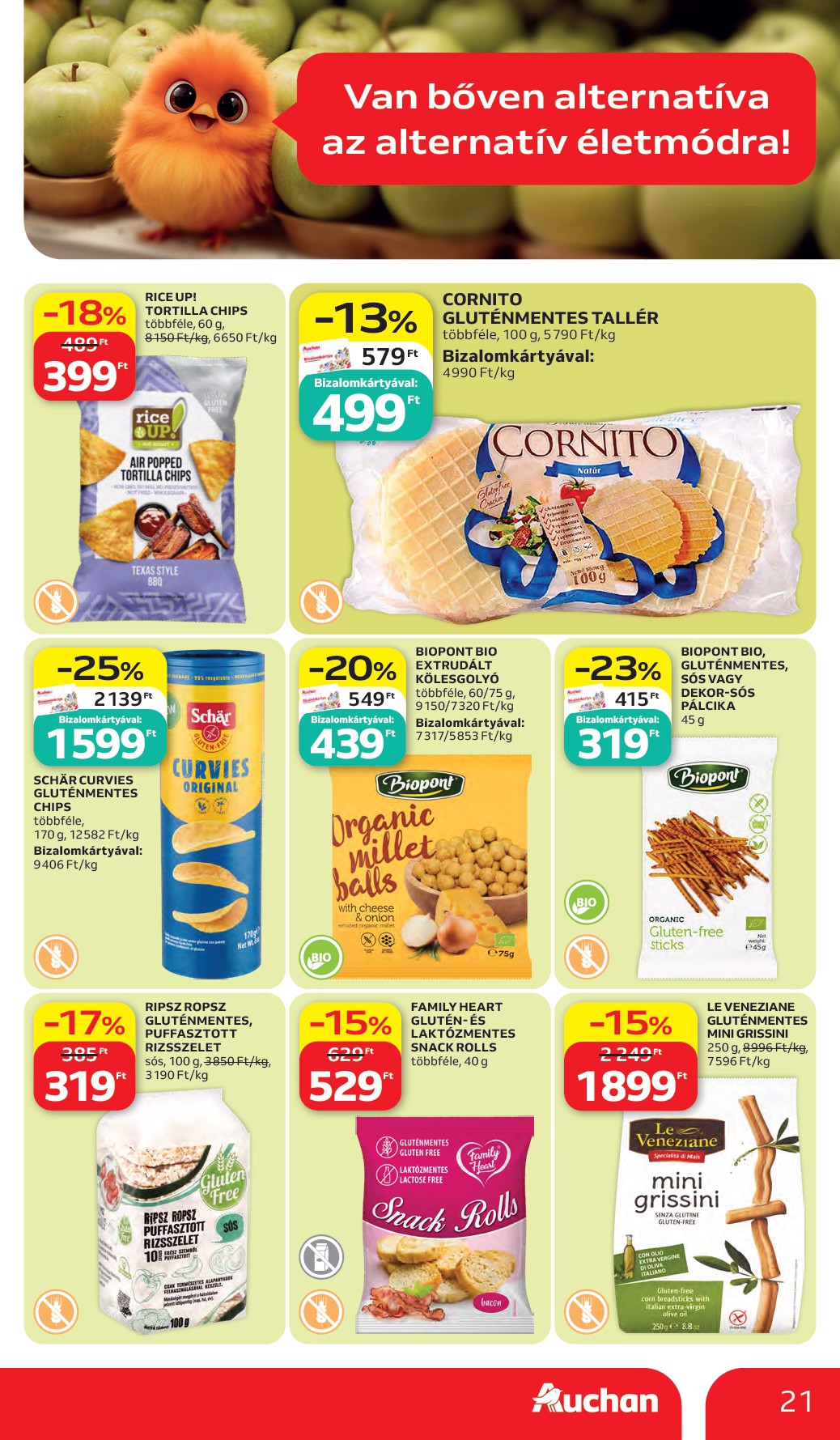 auchan - A jövőbeli Auchan hipermarket akciós újság csütörtöktől 2026.05.28.-tól szerdától 2026.06.03.-ig érvényes. - page: 21