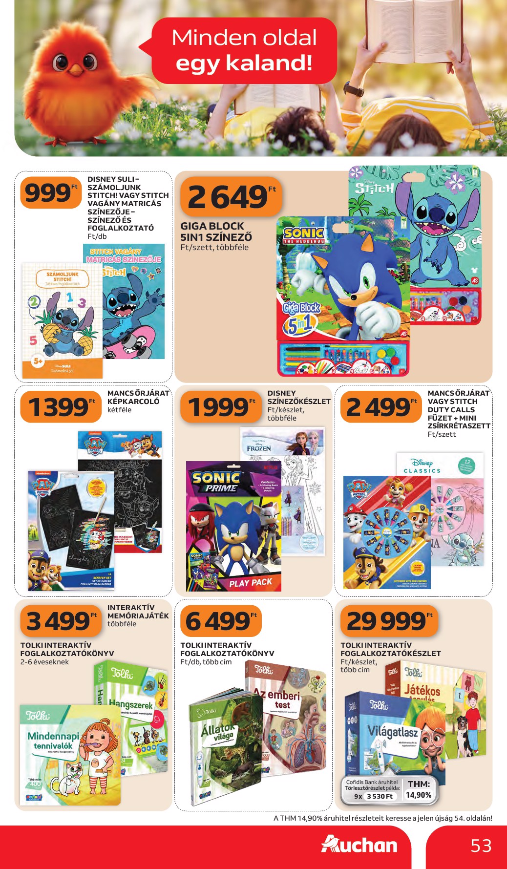 auchan - A jövőbeli Auchan hipermarket akciós újság csütörtöktől 2026.05.28.-tól szerdától 2026.06.03.-ig érvényes. - page: 53