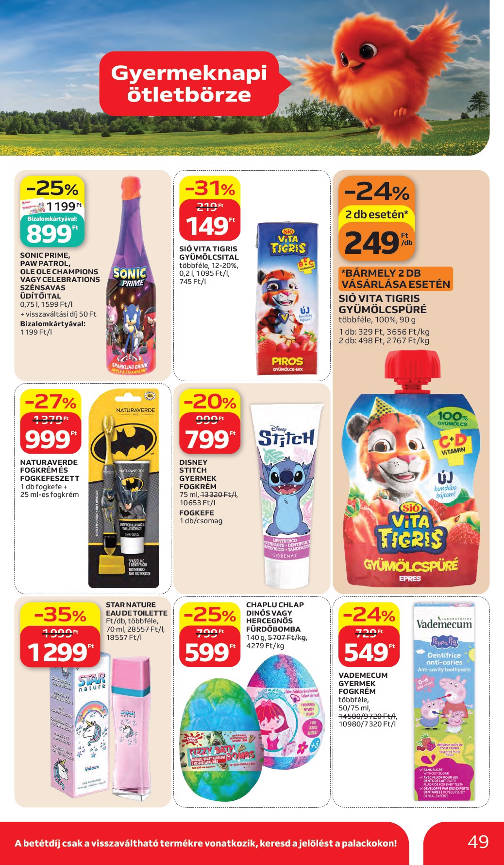 auchan - A jövőbeli Auchan hipermarket akciós újság csütörtöktől 2026.05.28.-tól szerdától 2026.06.03.-ig érvényes. - page: 49
