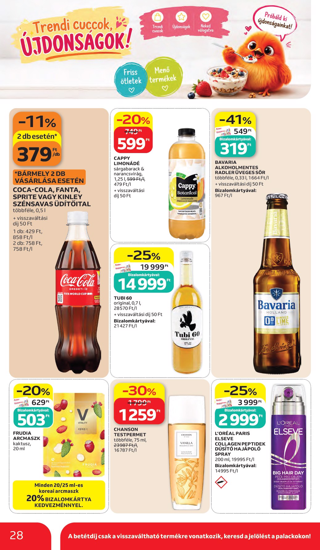 auchan - A jövőbeli Auchan hipermarket akciós újság csütörtöktől 2026.05.28.-tól szerdától 2026.06.03.-ig érvényes. - page: 28