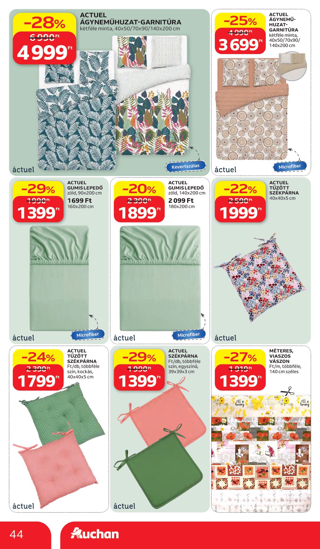 auchan - A jövőbeli Auchan hipermarket akciós újság csütörtöktől 2026.05.28.-tól szerdától 2026.06.03.-ig érvényes. - page: 44