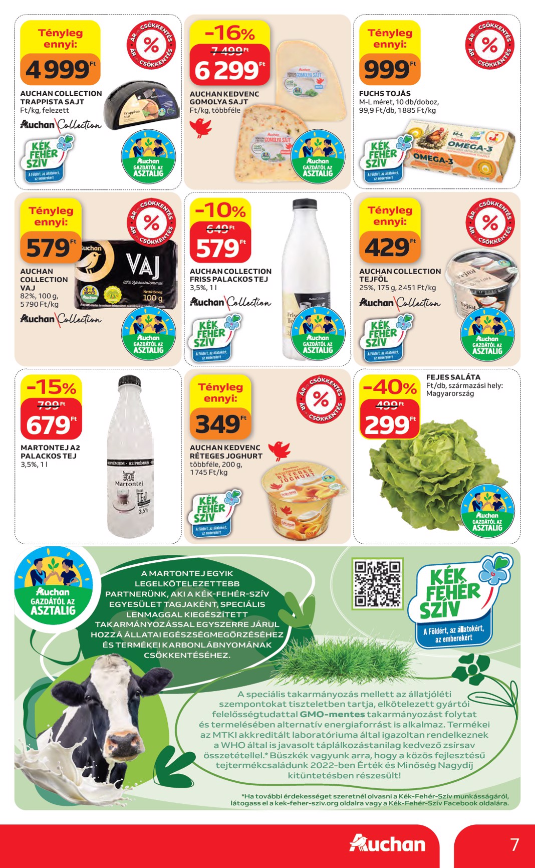 auchan - A jövőbeli Auchan hipermarket akciós újság csütörtöktől 2026.06.04.-tól szerdától 2026.06.10.-ig érvényes. - page: 7