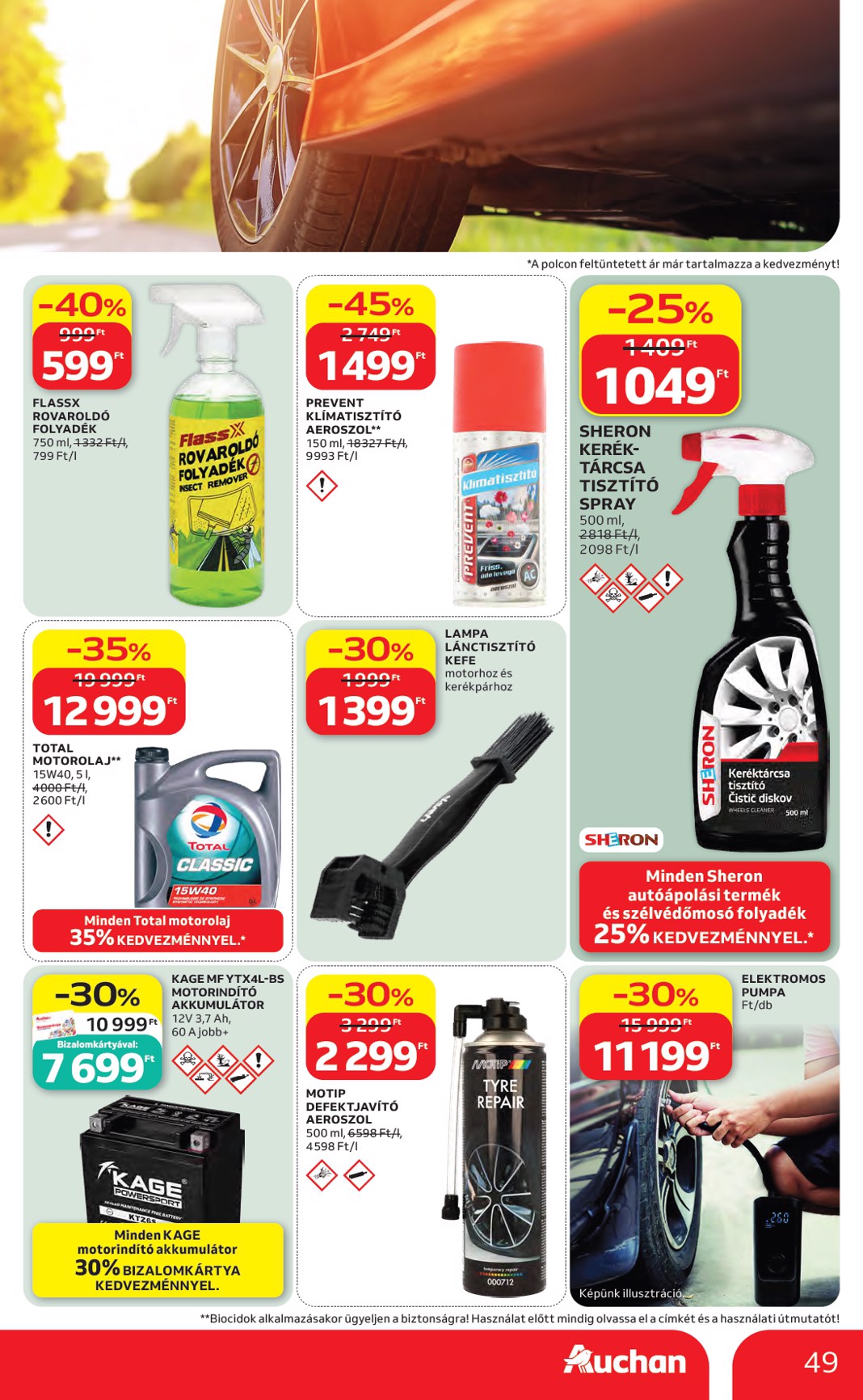 auchan - A jövőbeli Auchan hipermarket akciós újság csütörtöktől 2026.06.04.-tól szerdától 2026.06.10.-ig érvényes. - page: 50