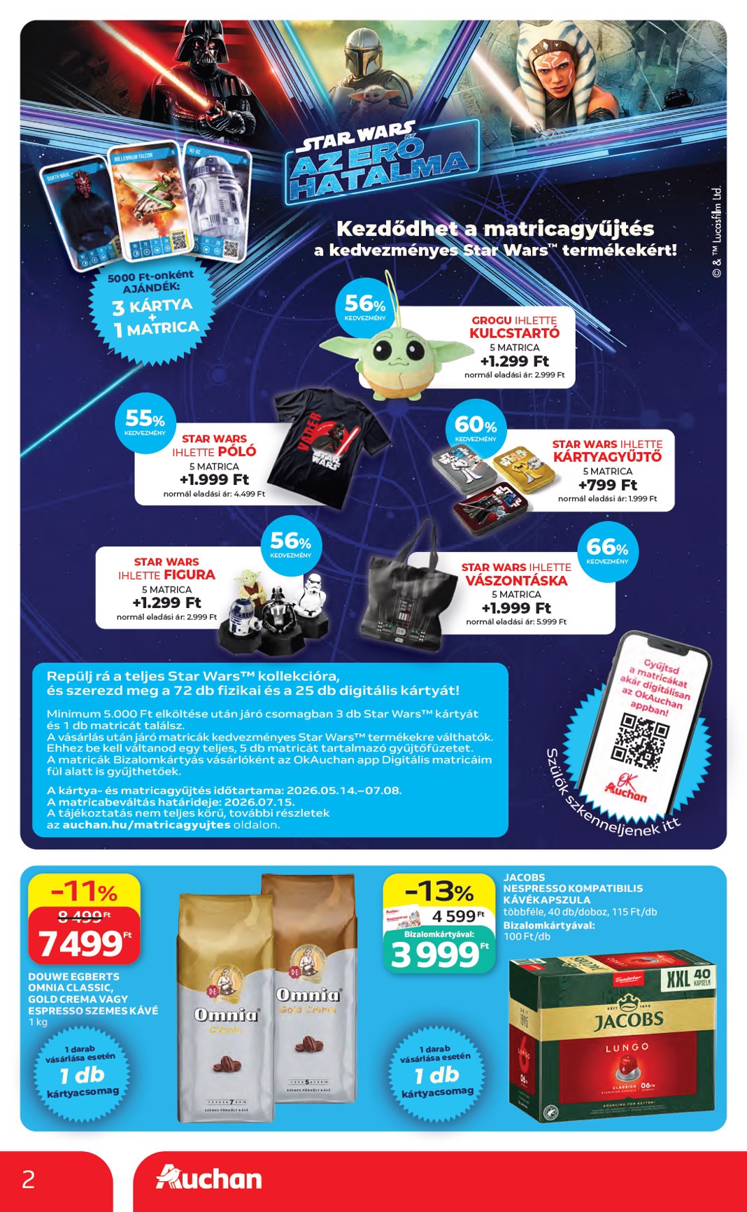 auchan - A jövőbeli Auchan hipermarket akciós újság csütörtöktől 2026.06.04.-tól szerdától 2026.06.10.-ig érvényes. - page: 2