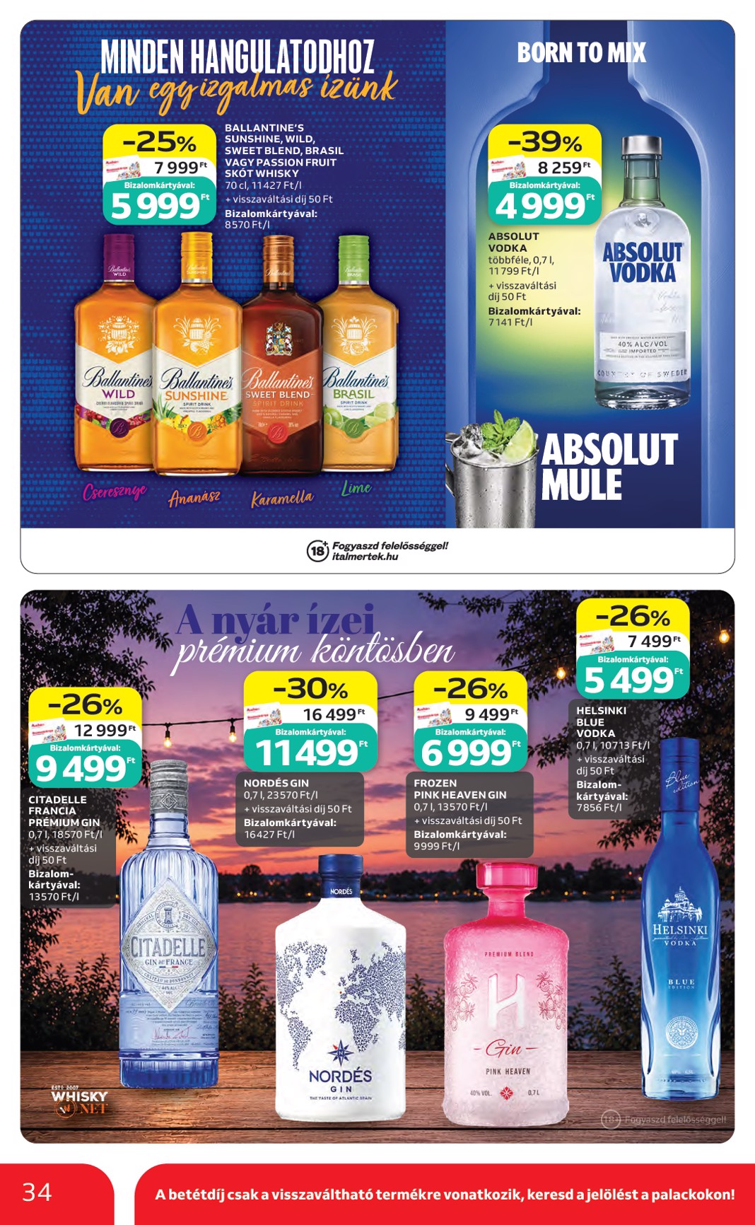 auchan - A jövőbeli Auchan hipermarket akciós újság csütörtöktől 2026.06.04.-tól szerdától 2026.06.10.-ig érvényes. - page: 34