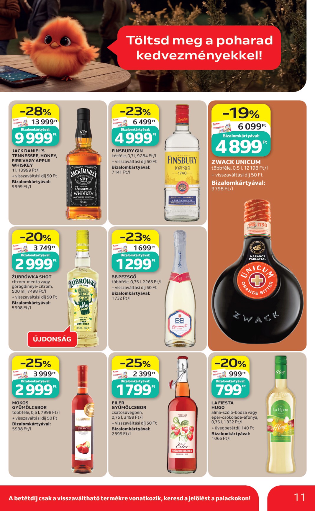 auchan - Aktuális Auchan Hipermarket - Grill ajánlataink szórólap érvényes csütörtöktől 2026.06.18.-től szerdától 2026.06.24.-ig - page: 11