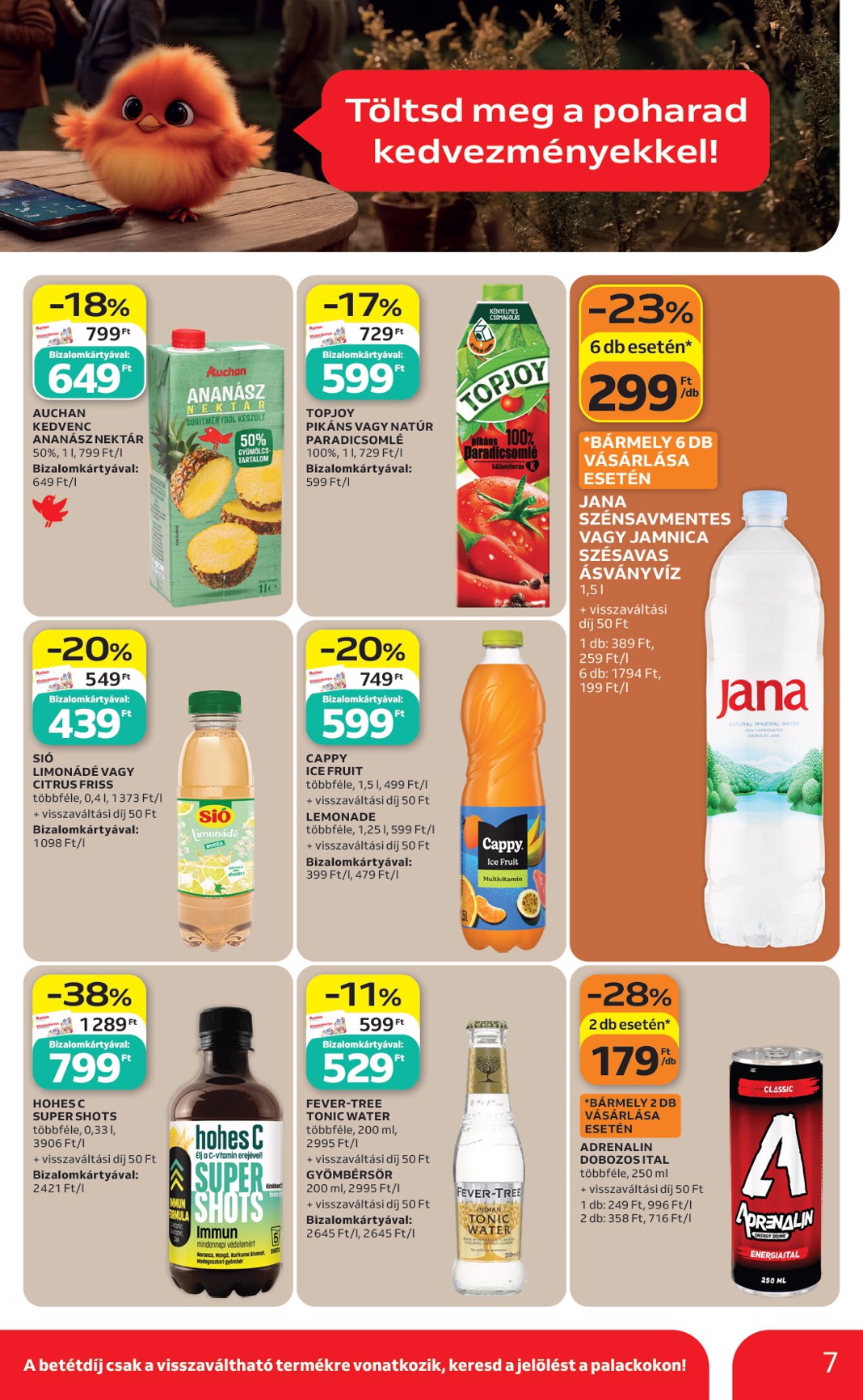 auchan - Aktuális Auchan Hipermarket - Grill ajánlataink szórólap érvényes csütörtöktől 2026.06.18.-től szerdától 2026.06.24.-ig - page: 7