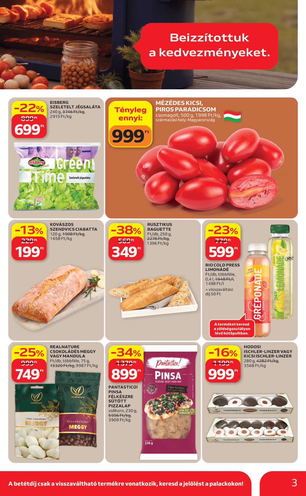 auchan - Aktuális Auchan Hipermarket - Grill ajánlataink szórólap érvényes csütörtöktől 2026.06.18.-től szerdától 2026.06.24.-ig - page: 3