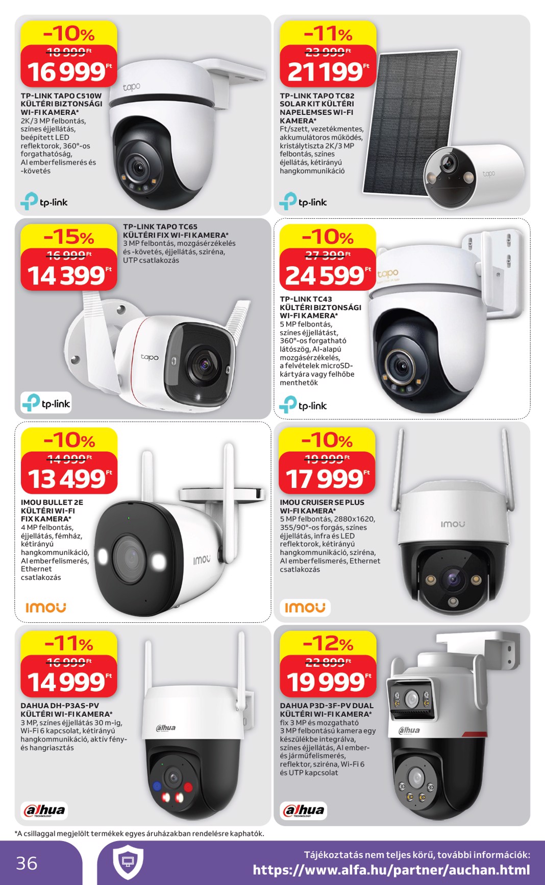 auchan - Aktuális Auchan Hipermarket szórólap érvényes csütörtöktől 2026.06.18.-től szerdától 2026.06.24.-ig - page: 36