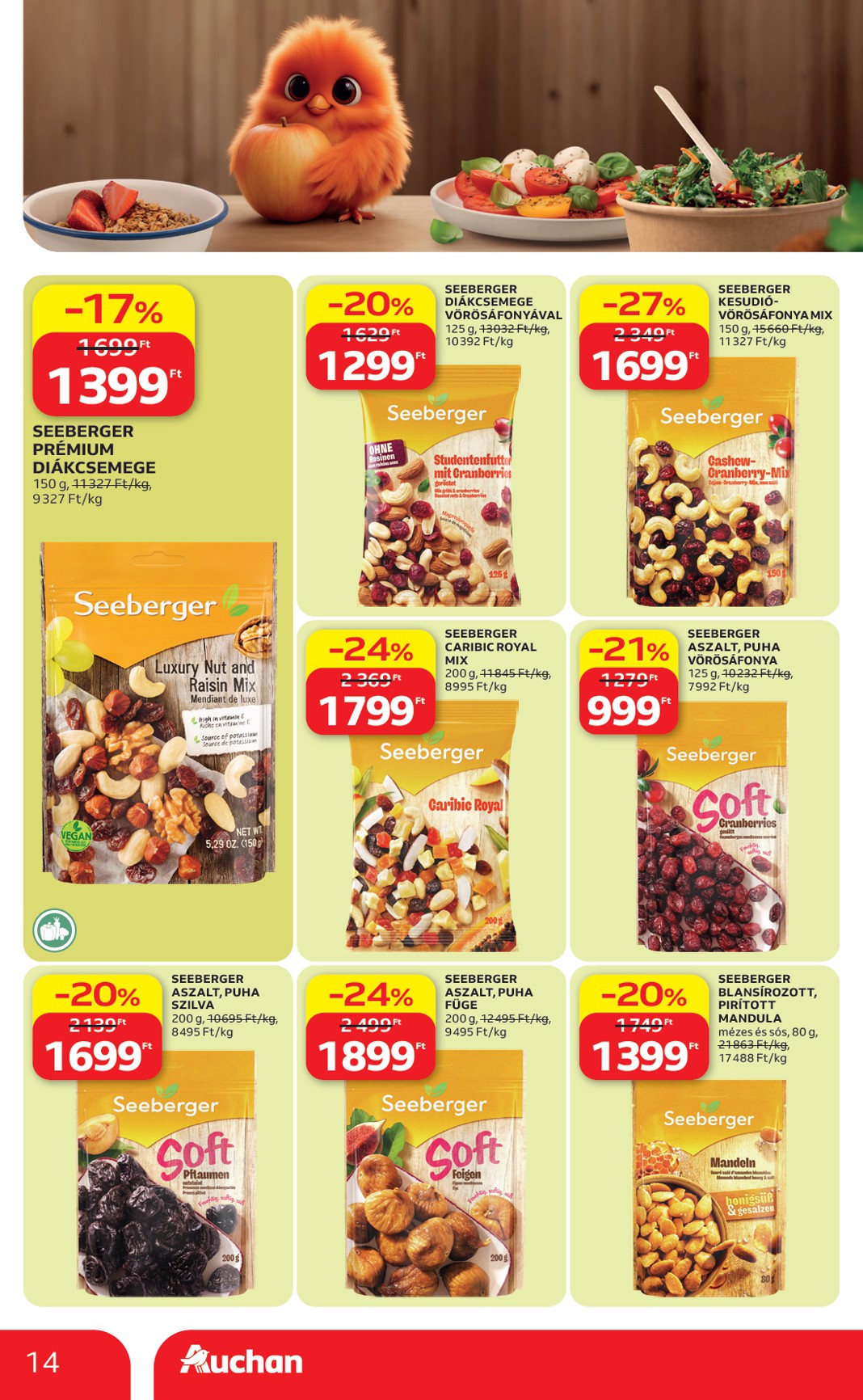 auchan - Aktuális Auchan Hipermarket szórólap érvényes csütörtöktől 2026.06.18.-től szerdától 2026.06.24.-ig - page: 14